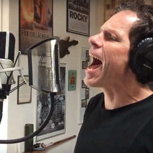 OIL drummer and singer taking part in recording coronavirus song side by side