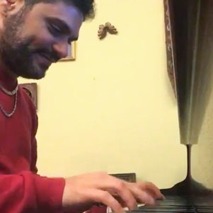 pianist Pervez Mody playing for project united